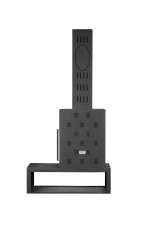 Камин МАДРИД на дровнике Гигант слева черный\белый шамот в Слониме