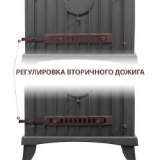Печь-камин Везувий KZ-14РS Антрацит в Слониме