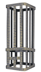 Сетка на трубу для Ураган 250х250х750 Гефест ЗК 18/25/30 под шибер купить в Слониме