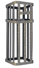 Сетка на трубу (300х300х500) Гефест ЗК 35/40/45 под шибер купить в Слониме