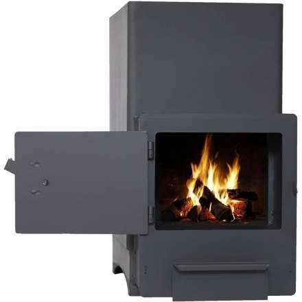 Печь банная Копеечка с выносной топкой стальная фото в Слониме