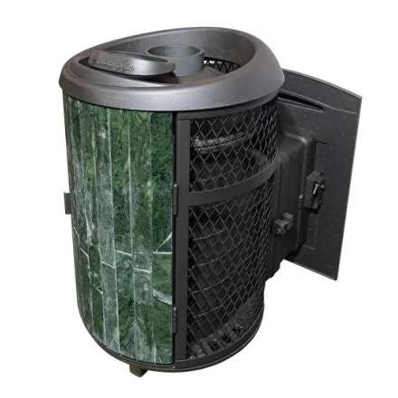 Банная печь ProMetall Атмосфера комбинированная сетка-ламель «Змеевик» в Слониме