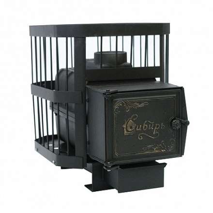 Печь банная Сибирь-15 (с выносным топочным каналом) в Слониме