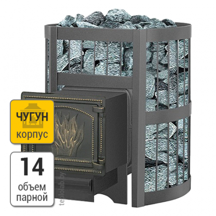 Печь для бани Везувий Легенда Стандарт 12 (ДТ-3) в Слониме