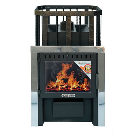 Печь банная Катунь со стеклом в Слониме