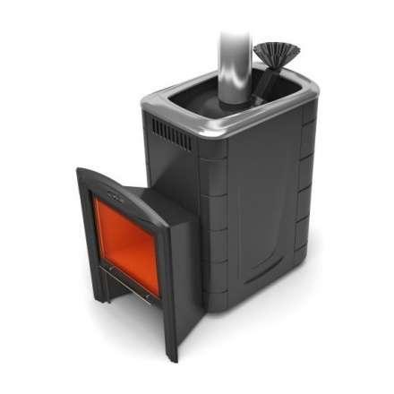 Печь для бани Термофор Гейзер 2014 Inox Витра ЗК антрацит купить в Слониме