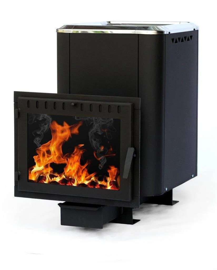 Печь банная чугунная СИБИРЬ 24 Конвекционная Панорамное стекло Амазонка бай фото в Слониме