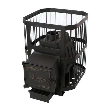 Печь банная чугунная СИБИРЬ 21 облегченная топка Амазонка бай фото в Слониме