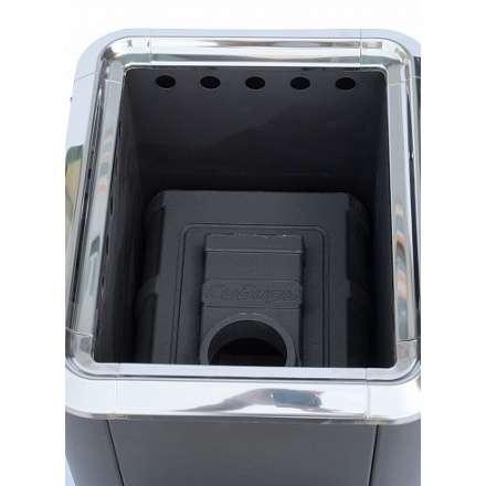 Печь банная Сибирь-18 (панорамное стекло, конвекционная) в Слониме