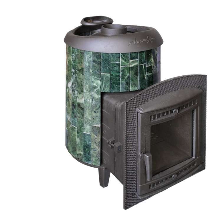 Банная печь ProMetall Атмосфера ламели «Змеевик» наборный Амазонка бай фото в Слониме