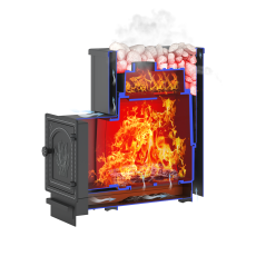 Печь для бани Везувий Сенсация 22 Антрацит (205) в Слониме