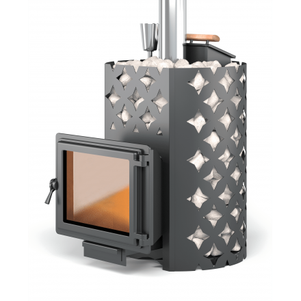 Банная печь ЭТНА 18 (Панорама) ЗК Амазонка бай фото в Слониме