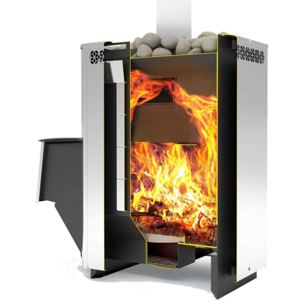 Печь для бани Теплодар Сахара-16 ЛНЗП Профи в Слониме