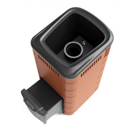 Печь для бани Термофор Каронада XXL Heavy Metal ДА терракота Амазонка бай фото в Слониме