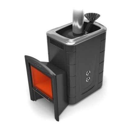 Печь для бани Термофор Гейзер 2014 Inox Витра ЗК ТО антрацит купить в Слониме