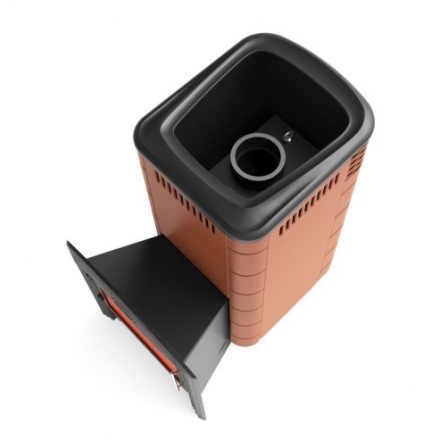 Печь для бани Термофор Каронада XXL Heavy Metal Витра терракота Амазонка бай фото в Слониме