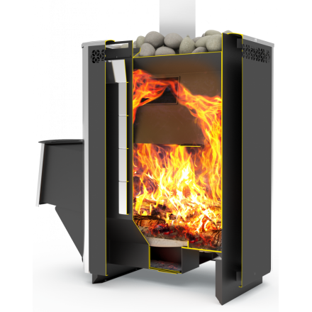 Печь для бани Теплодар Сахара-16 ЛК Профи в Слониме