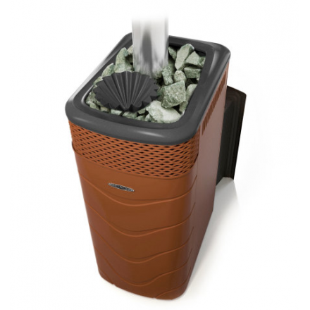 Печь для бани Термофор Гейзер XXL 2017 Carbon Витра ЗК терракота Амазонка бай фото в Слониме