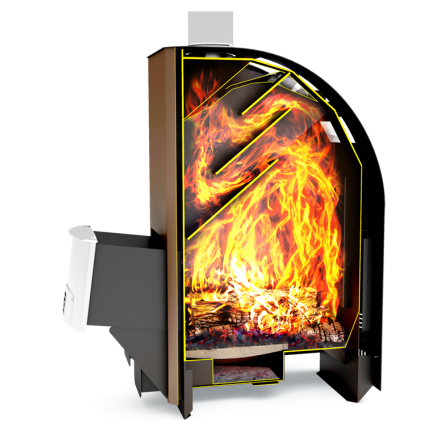 Печь для бани Теплодар Лагуна-12 ТК в Слониме