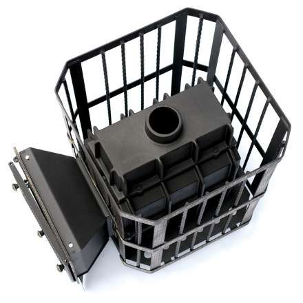 Печь банная Сибирь-24 с каминной дверцей в Слониме