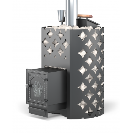 Банная печь ЭТНА 18 (ДТ-4) Закрытая каменка Амазонка бай фото в Слониме