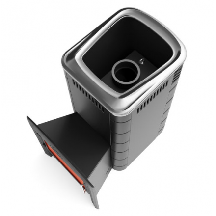 Печь для бани Термофор Каронада XXL Heavy Metal Витра антрацит Амазонка бай фото в Слониме