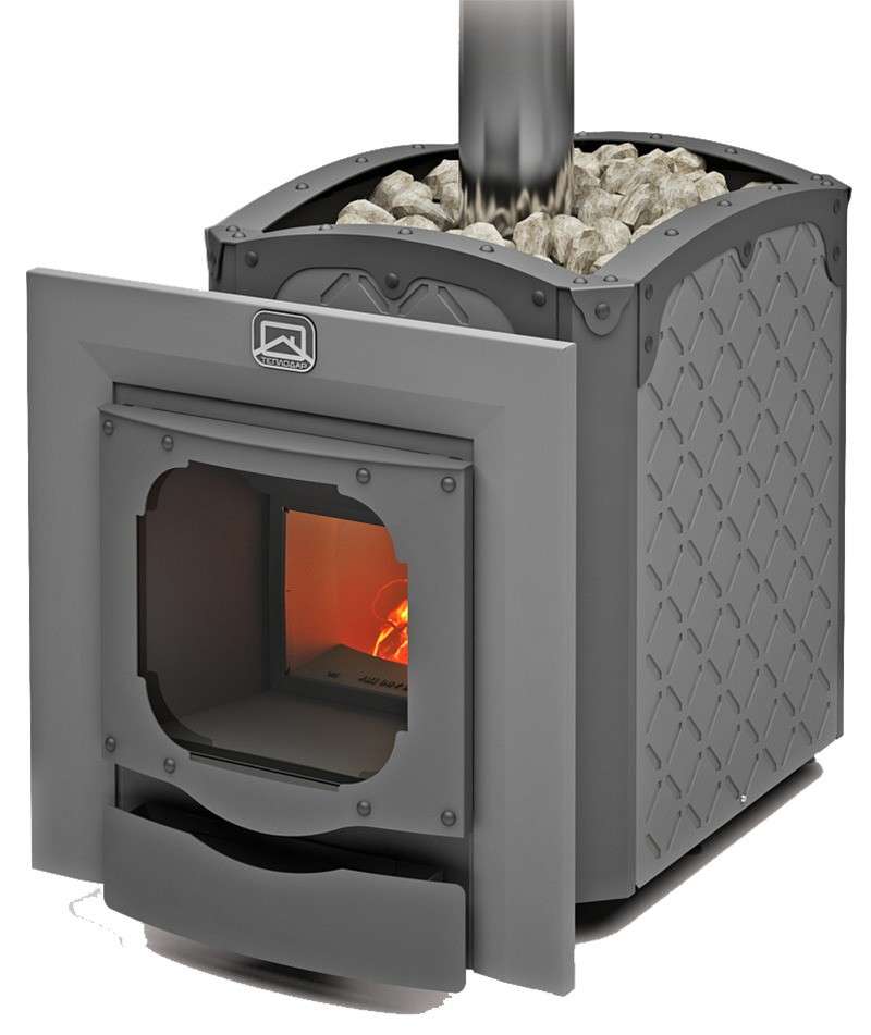 Печь для бани Теплодар Былина-18Ч Панорама Амазонка бай фото в Слониме