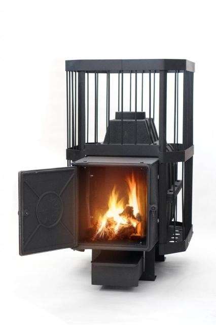 Печь банная чугунная СИБИРЬ-18 чугунная дверка (сетка) Амазонка бай фото в Слониме