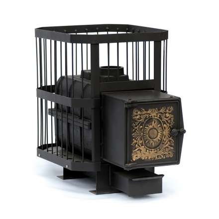 Печь банная чугунная СИБИРЬ-18 чугунная дверка (сетка) в Слониме