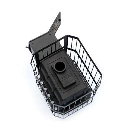 Печь банная чугунная СИБИРЬ-18 чугунная дверка (сетка) в Слониме