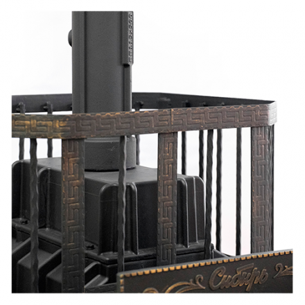 Печь банная Сибирь-32 с каминной дверцей в Слониме