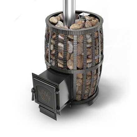 Печь для бани Везувий Легенда Русский Пар Ковка 30 (271) в Слониме