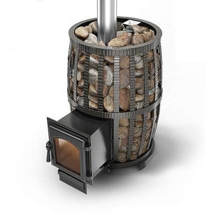 Печь для бани Везувий Легенда Русский Пар Ковка 30 (270) в Слониме