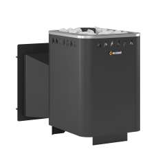 Печь для бани Везувий Русичъ Антрацит 16 Панорама в Слониме