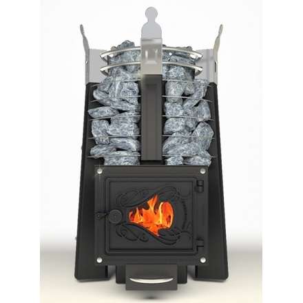 Печь для бани Добросталь Августа стоун стронг со стеклянной дверкой Амазонка бай фото в Слониме