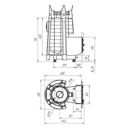 Печь для бани Добросталь Фредерика профи в Слониме