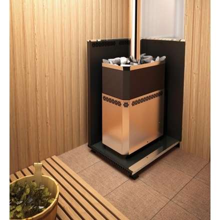 Печь для бани Теплодар Русь-12 ЛНЗП Профи Панорама (1.1) в Слониме