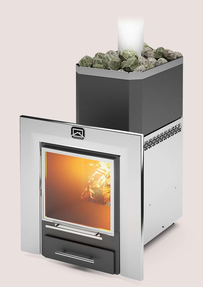 Печь для бани Теплодар Русь-18 ЛНЗП Профи Панорама (1.1) Амазонка бай фото в Слониме