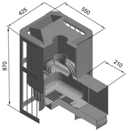 Печь для бани Этна Шторм 18 (ДТ-4С) в Слониме
