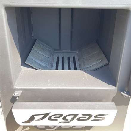 Банная печь Пегас 16 эконом короткая топка со стеклом конвекция в Слониме