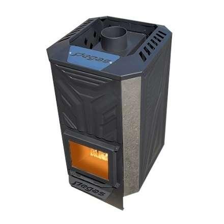 Банная печь Пегас 26 эконом короткая топка со стеклом конвекция амазонка бай фото в Слониме