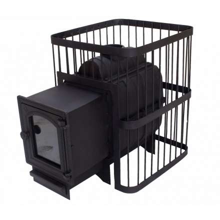 Печь банная ComfortProm РЕТРО ЧУГУН стекло 20 м3 купить в Слониме