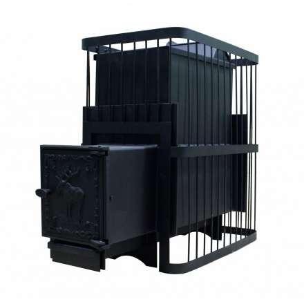 Печь банная ComfortProm РЕТРО СТАЛЬ 8 мм закр. каменка 20 м3 купить в Слониме