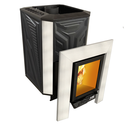 Банная печь Пегас 16 со стеклом конвекция фото в Слониме