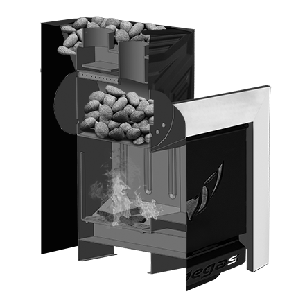 Банная печь Пегас 16 панорама конвекция в Слониме