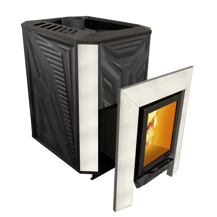 Банная печь Пегас 26 со стеклом конвекция фото в Слониме