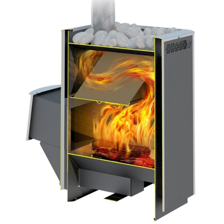 Печь для бани Теплодар Сибирь-20 ЛК в Слониме