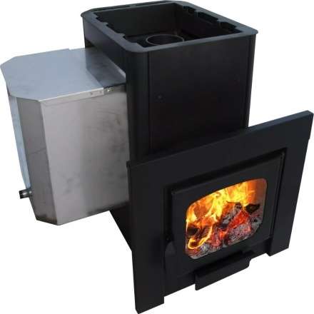 Печь для бани Варвара Мини  навесная панор. дверь купить в Слониме