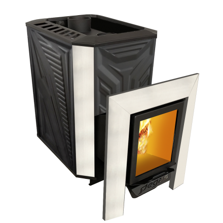 Банная печь Пегас 26 нерж со стеклом конвекция амазонка бай фото в Слониме