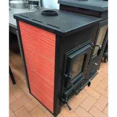 Купить Печь-камин Везувий ПК-01 (270) красная 9 кВт в Слониме в Слониме